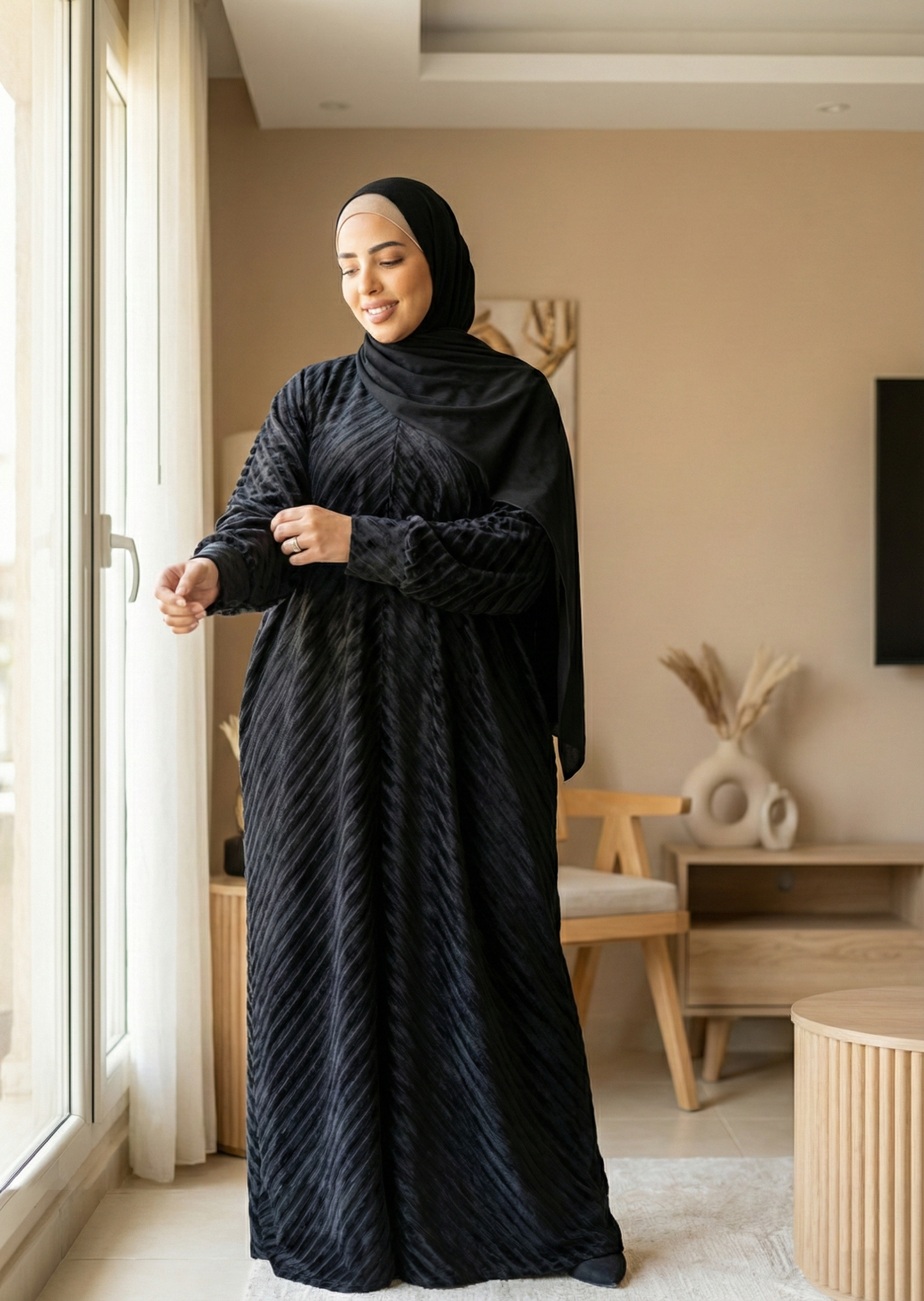 إيزابيلا - إسدال قطيفه كريستال