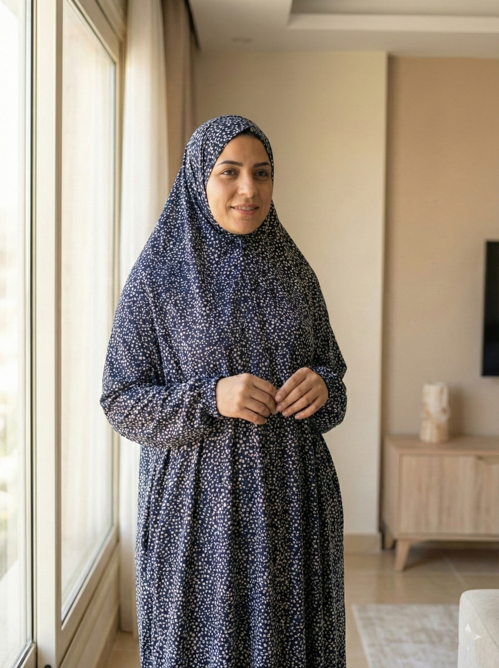 إيزابيلا - ملحفة صلاة - خامة زبدة مكتب تبارك