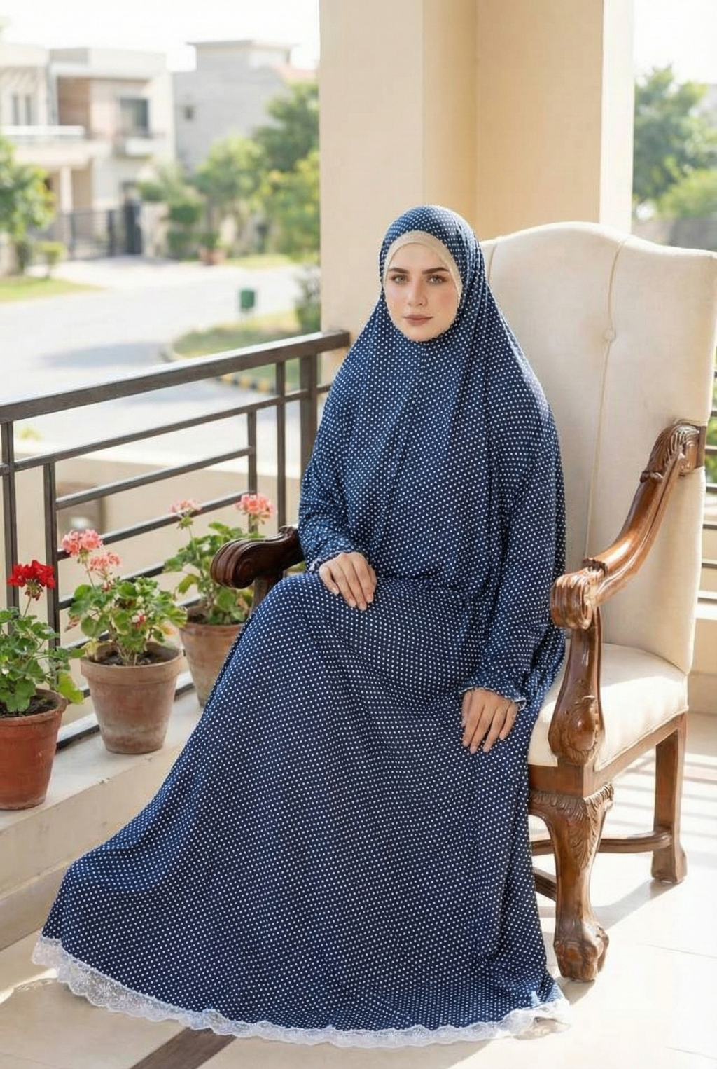 إيزابيلا - ملحفة صلاة - خامة زبدة مكتب تبارك