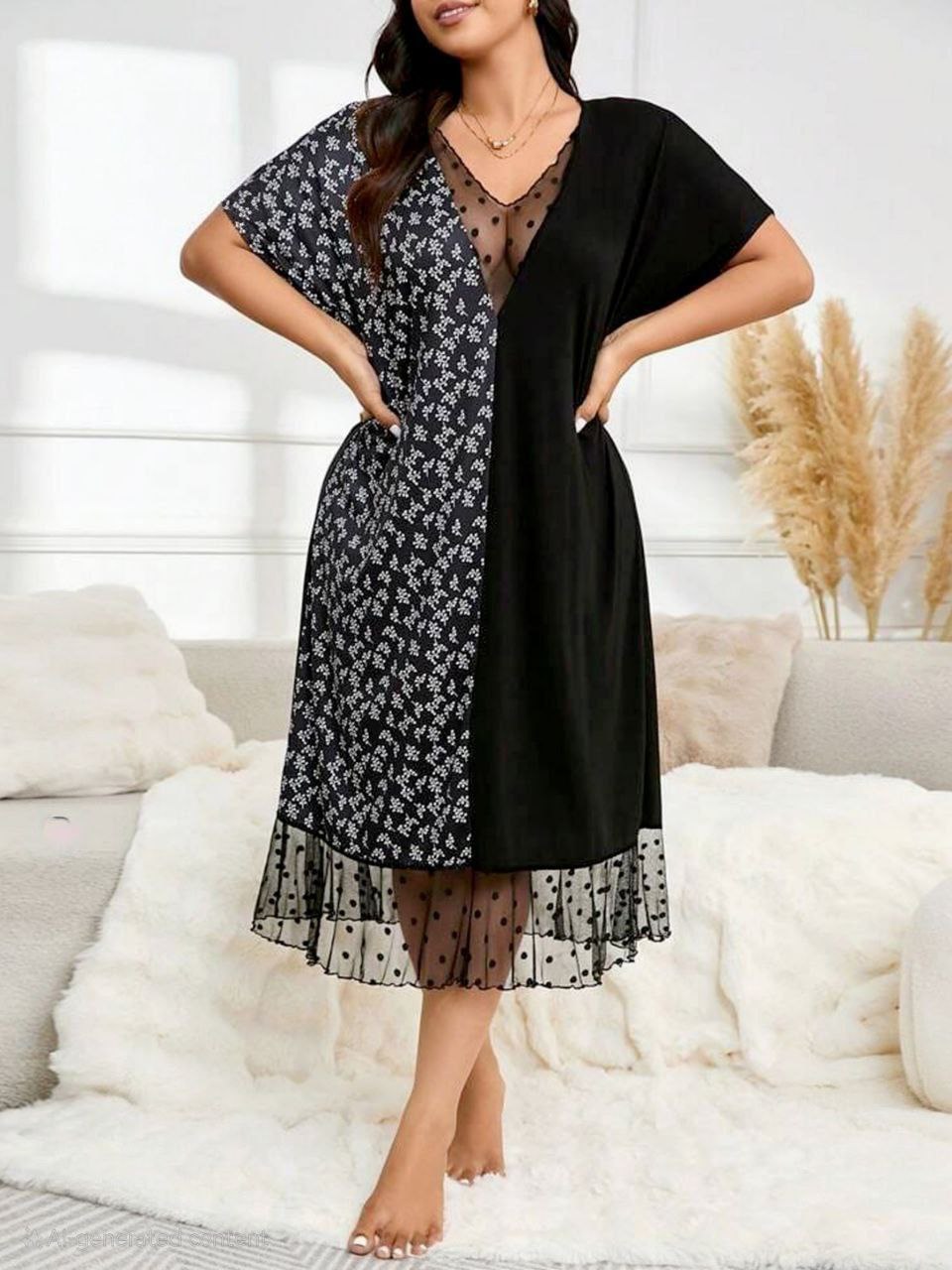 إيزابيلا – كاش بيج سايز نصف مطبوع مع تل منقط