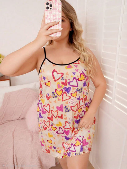 إيزابيلا – كاش حمالة قلوب ملونة بيج سايز