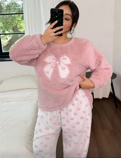 إيزابيلا – بيجامة بولار قطعتين بيج سايز