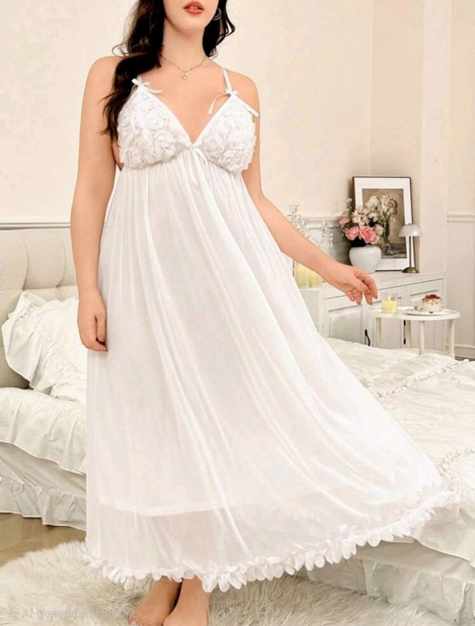 إيزابيلا – لانجيري قميص نوم بيج سايز -فراشة”