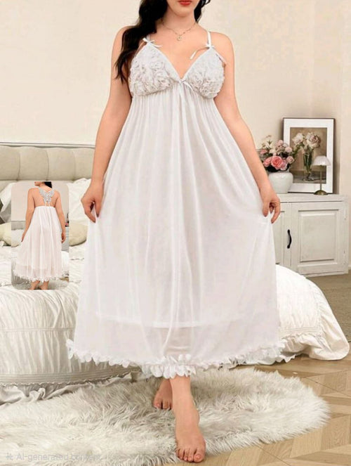 إيزابيلا – لانجيري قميص نوم بيج سايز -فراشة”