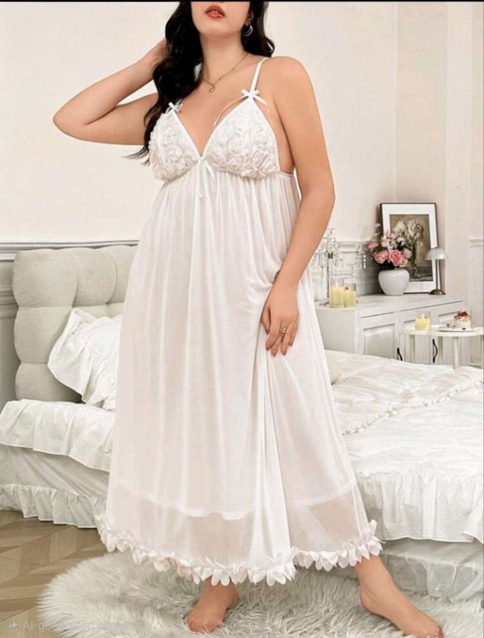 إيزابيلا – لانجيري قميص نوم بيج سايز -فراشة”