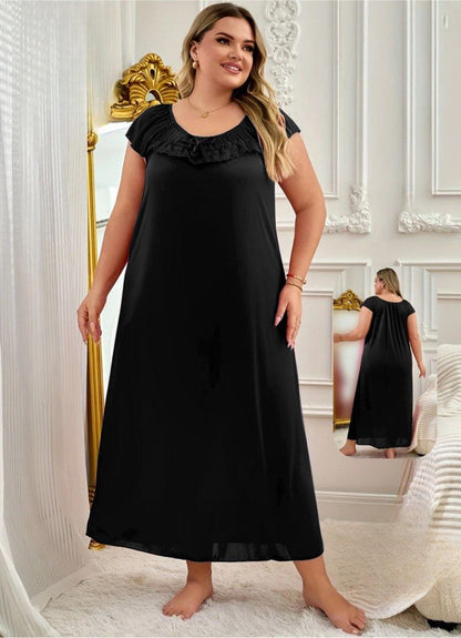 إيزابيلا – كاش “زِبده” بيج سايز ماكسي بكشكشة على الصدر، أكتاف كاب