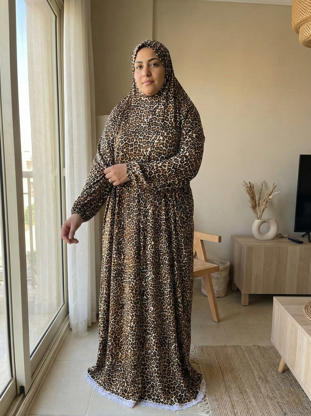 إيزابيلا - ملحفة صلاة - خامة زبدة مكتب تبارك