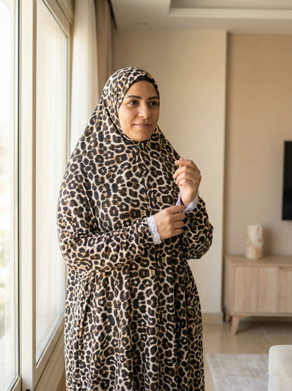 إيزابيلا - ملحفة صلاة - خامة زبدة مكتب تبارك