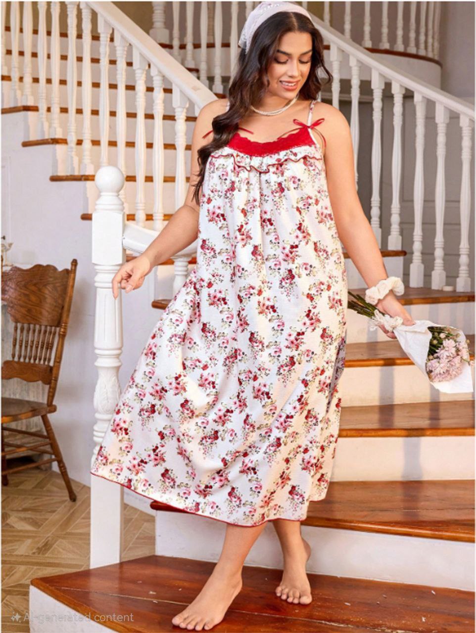 إيزابيلا – كاش بيتي بيج سايز قطني مزهر مريح وأنيق