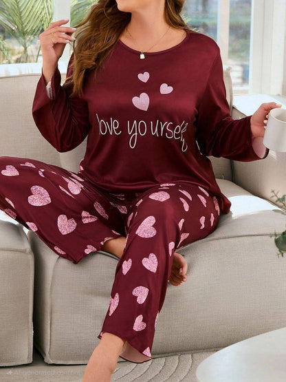 إيزابيلا – بيجامة خريفي بيج سايز - لاف يور سيلف