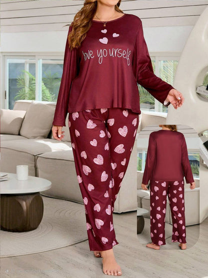 إيزابيلا – بيجامة خريفي بيج سايز - لاف يور سيلف