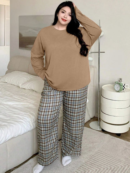 إيزابيلا – بيجامة خريفي بيج سايز - كوِزي كارو