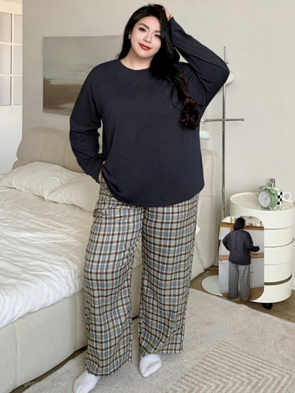 إيزابيلا – بيجامة خريفي بيج سايز - كوِزي كارو