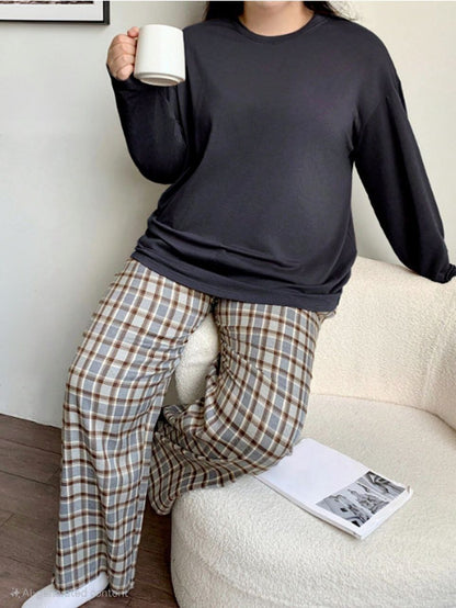 إيزابيلا – بيجامة خريفي بيج سايز - كوِزي كارو