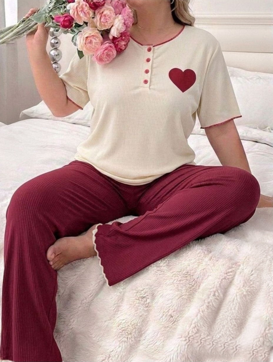 ❤️ بيجامة بيج سايز – راحة و دلع في نفس الوقت ❤️✨️