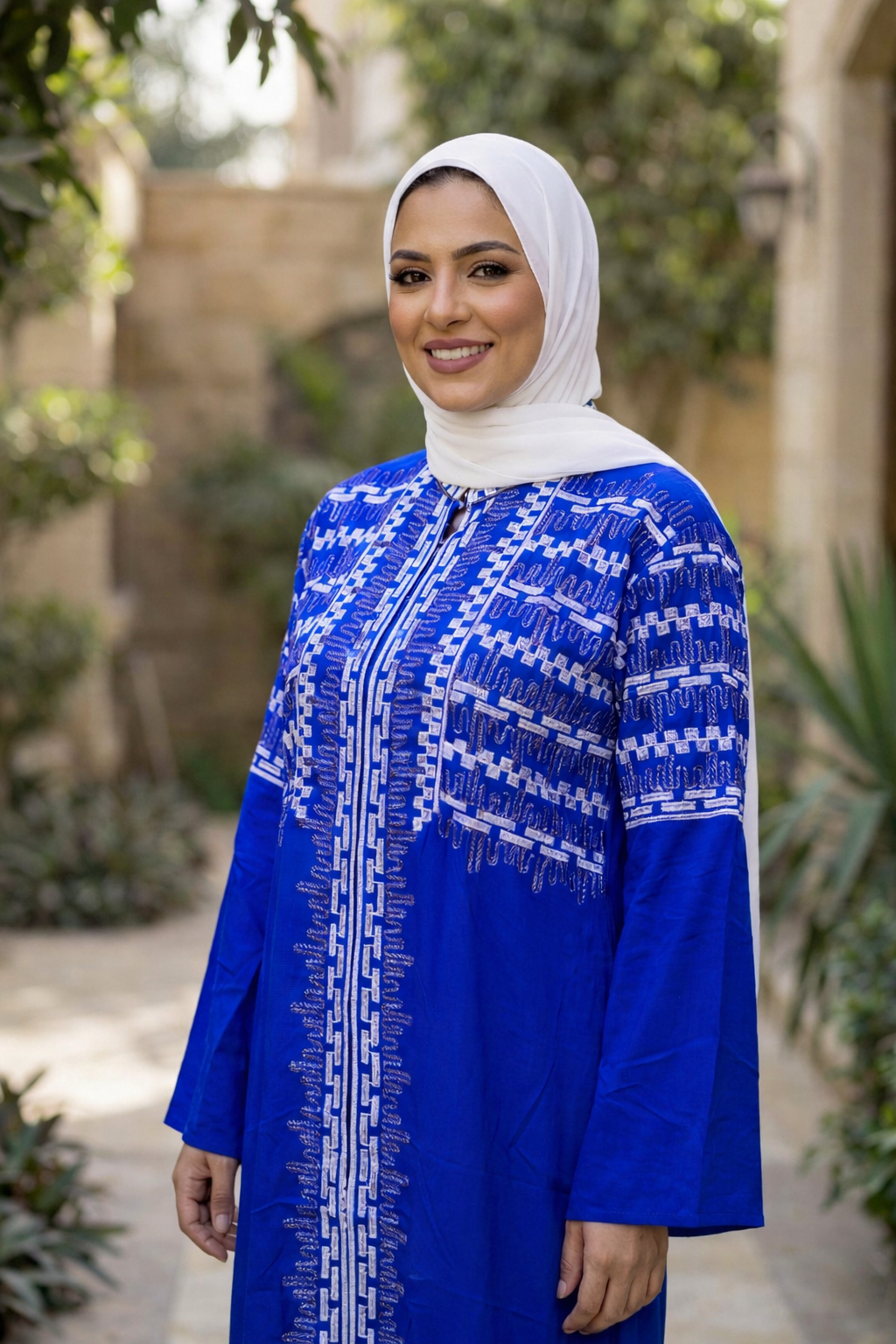 عباية كتان بتطريز مميز وشيك ✨️🌹