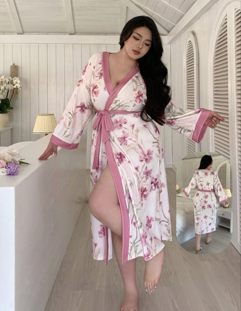 روب بيج سايز – أنوثة ناعمة ولمسة رقيقة 🌸🩷