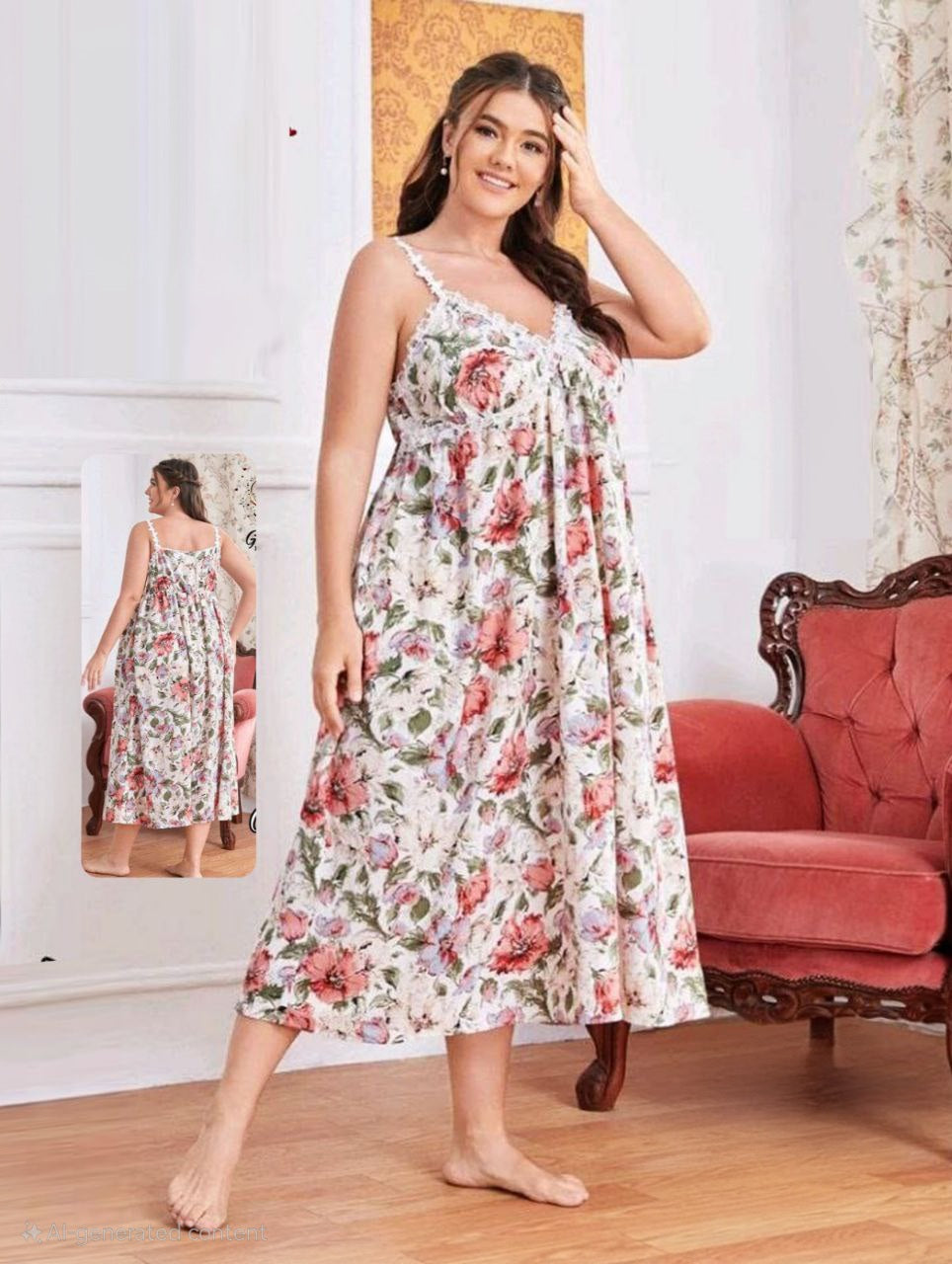 إيزابيلا – كاش بيج سايز قطن ليكرا مطبوع