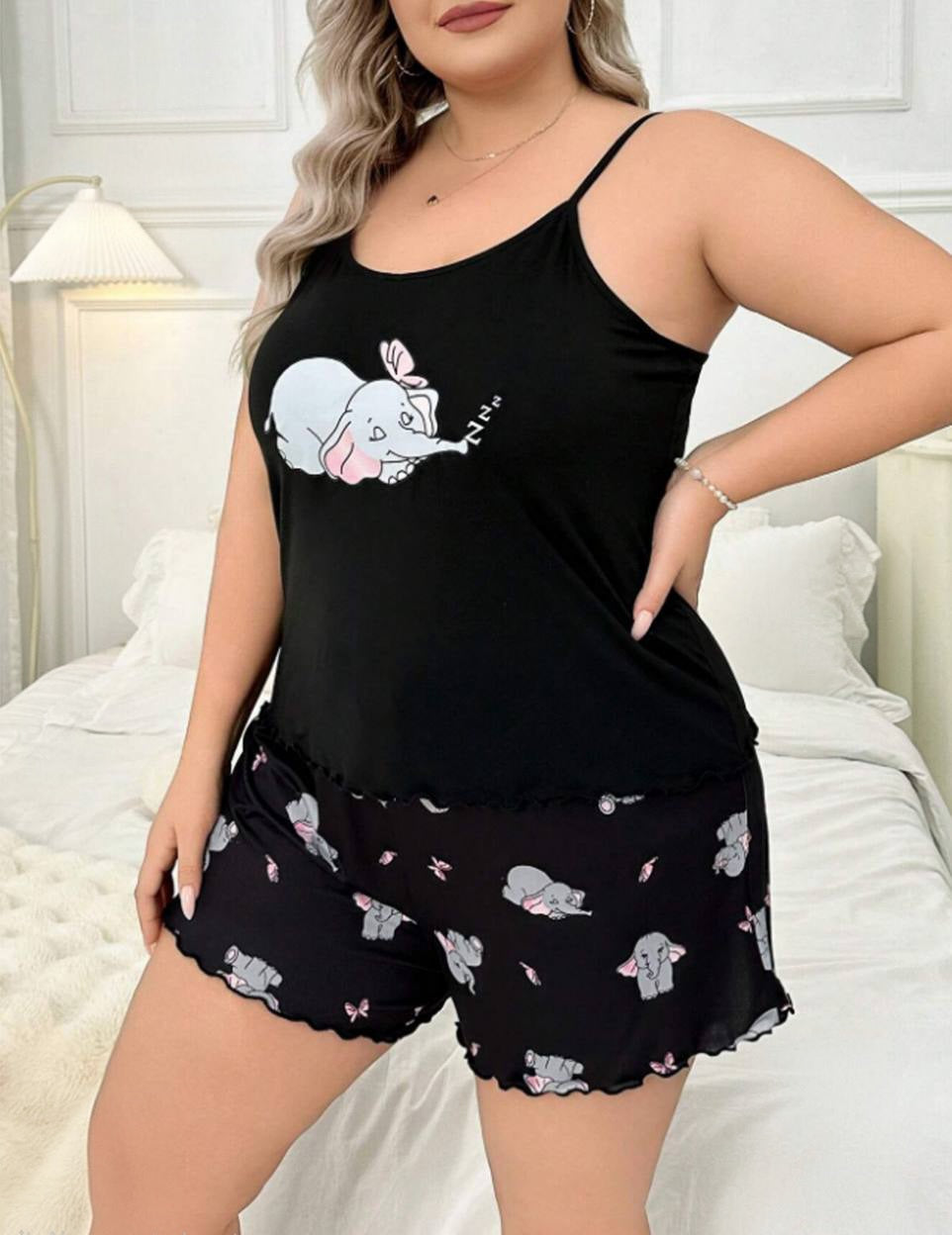 🖤 هوت شورت بيج سايز – خفيف ودلع الصيف 🥰