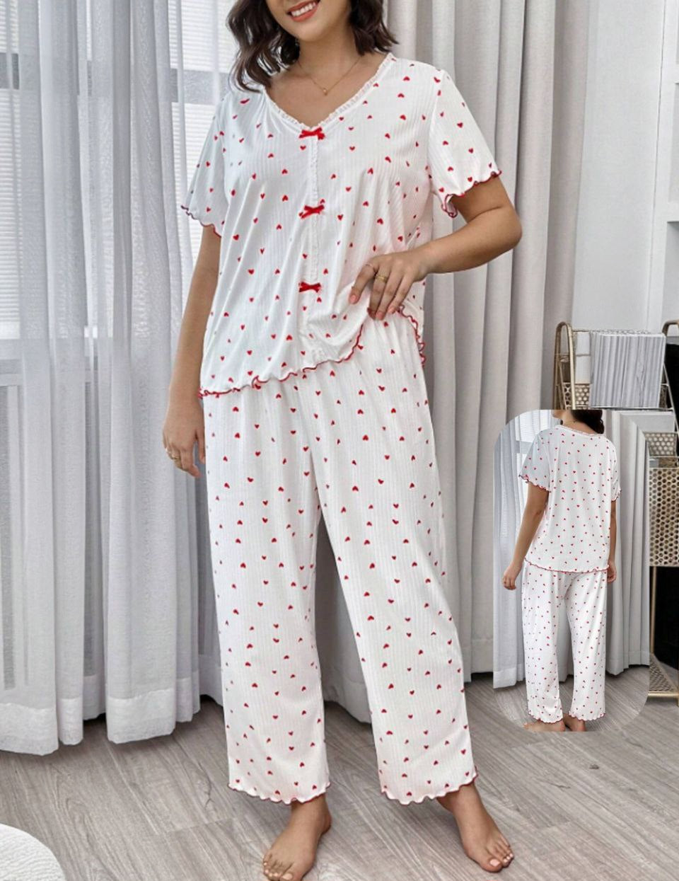 ❤️ بيجامة بيج سايز – دلع وأنوثة بسيطة 🥰