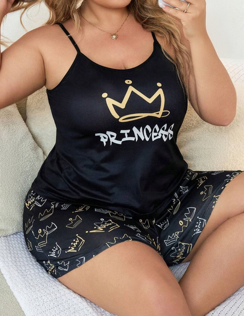 👑 هوت شورت بيج سايز – ستايل Princess 😍