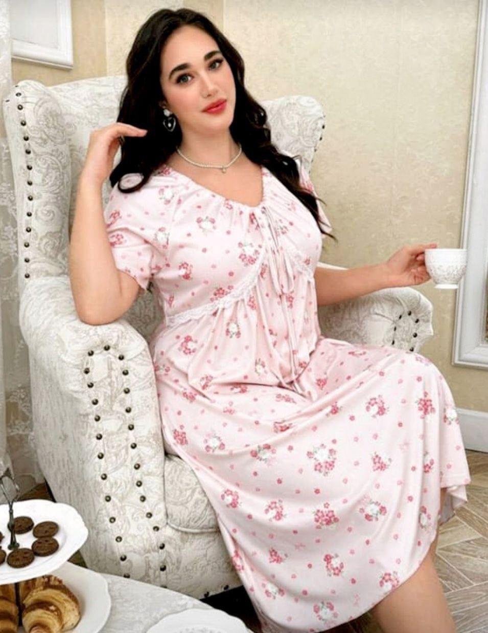 🌸 كاش بيج سايز – نعومة وبساطة تريحك طول اليوم 🩷