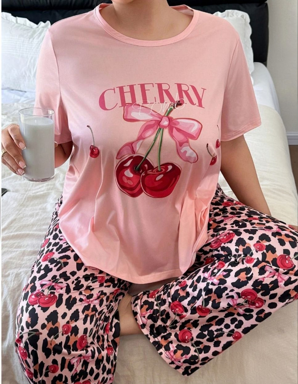 بيجامة بيج سايز – كيوت وطاقة بناتي كلها دلع ❤️🍒