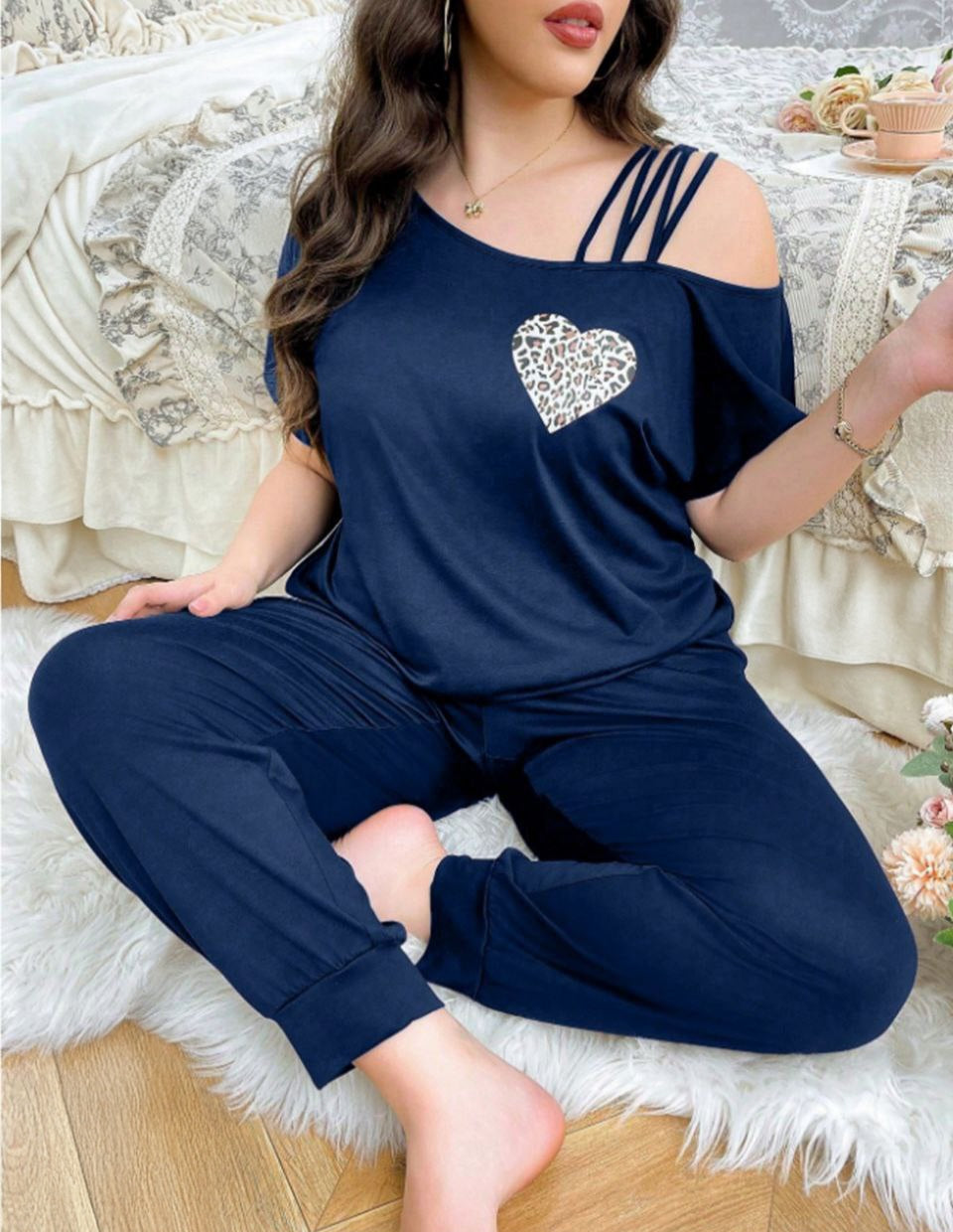 ❤️ بيجامة ستايل مختلف بيج سايز… مش أي لبس بيت