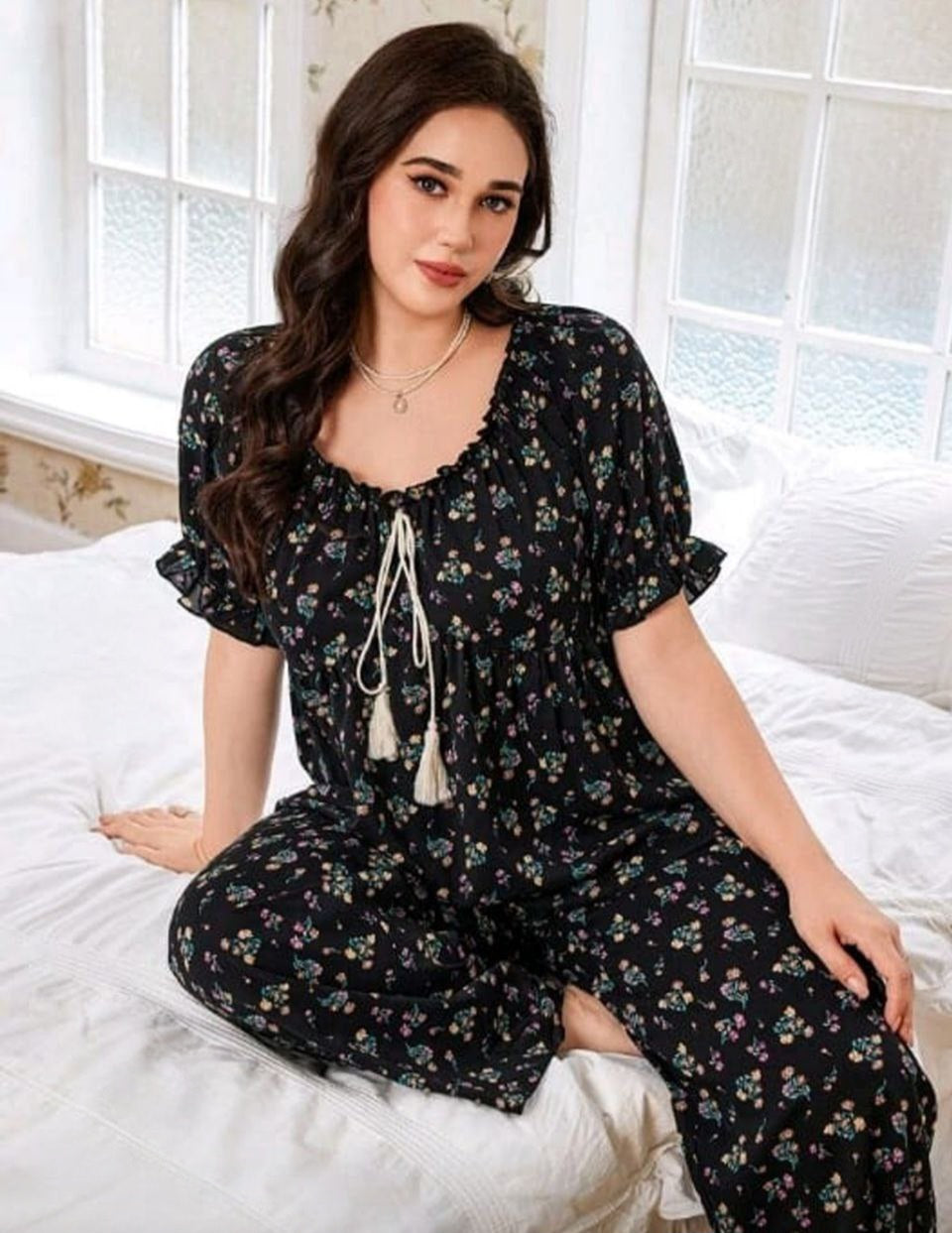 🖤 بيجامة بيج سايز 🖤✨️