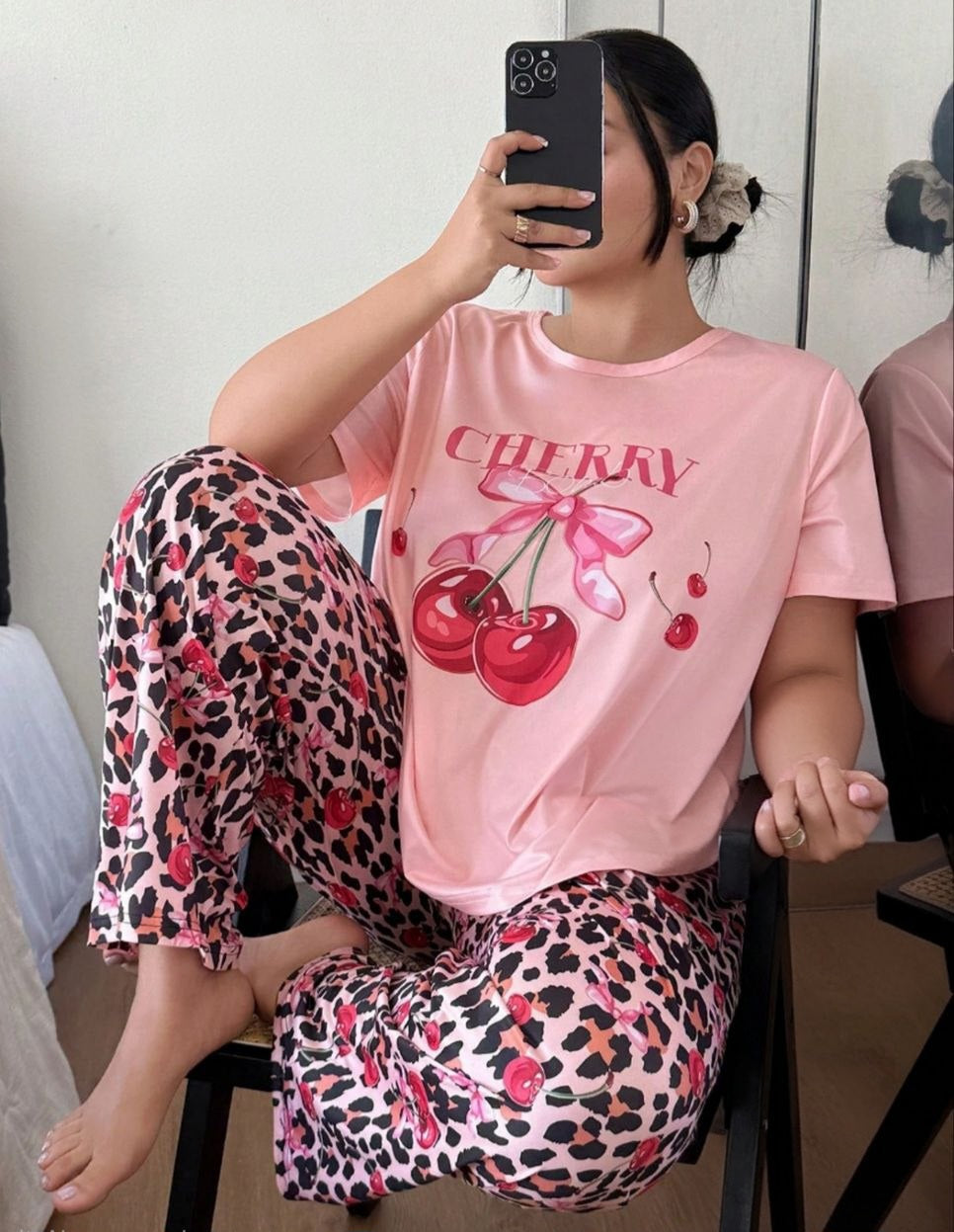 بيجامة بيج سايز – كيوت وطاقة بناتي كلها دلع ❤️🍒