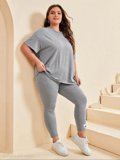 إيزابيلا – بيجامة بيج سايز قطن ليكرا مريحة