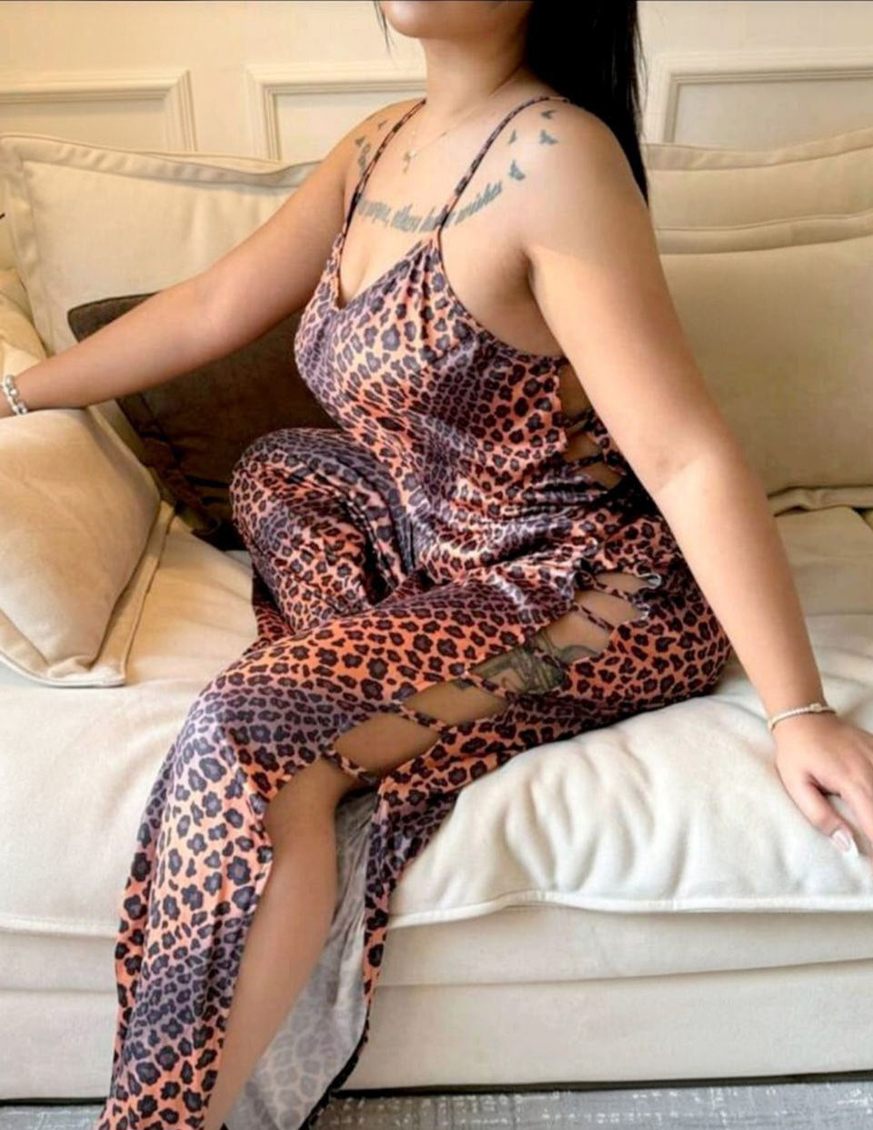 🐆 بيجامة بيج سايز – جرأة وأناقة في نفس الوقت 🤎