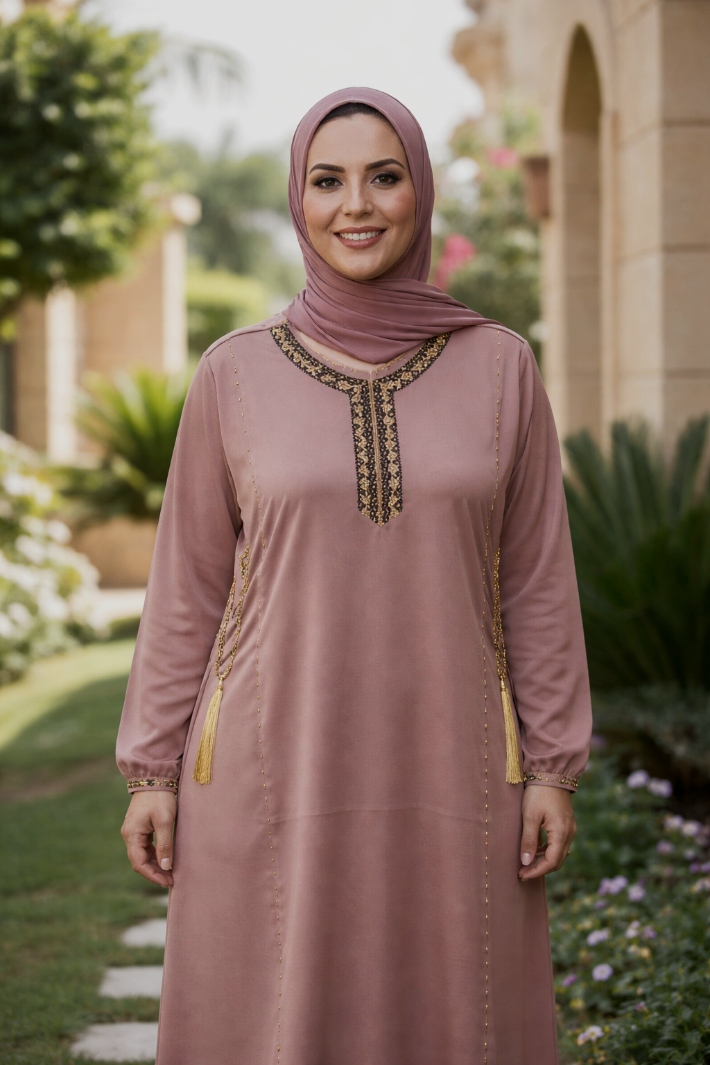 عباية بيتي ستان مطرزة دهبي ✨️