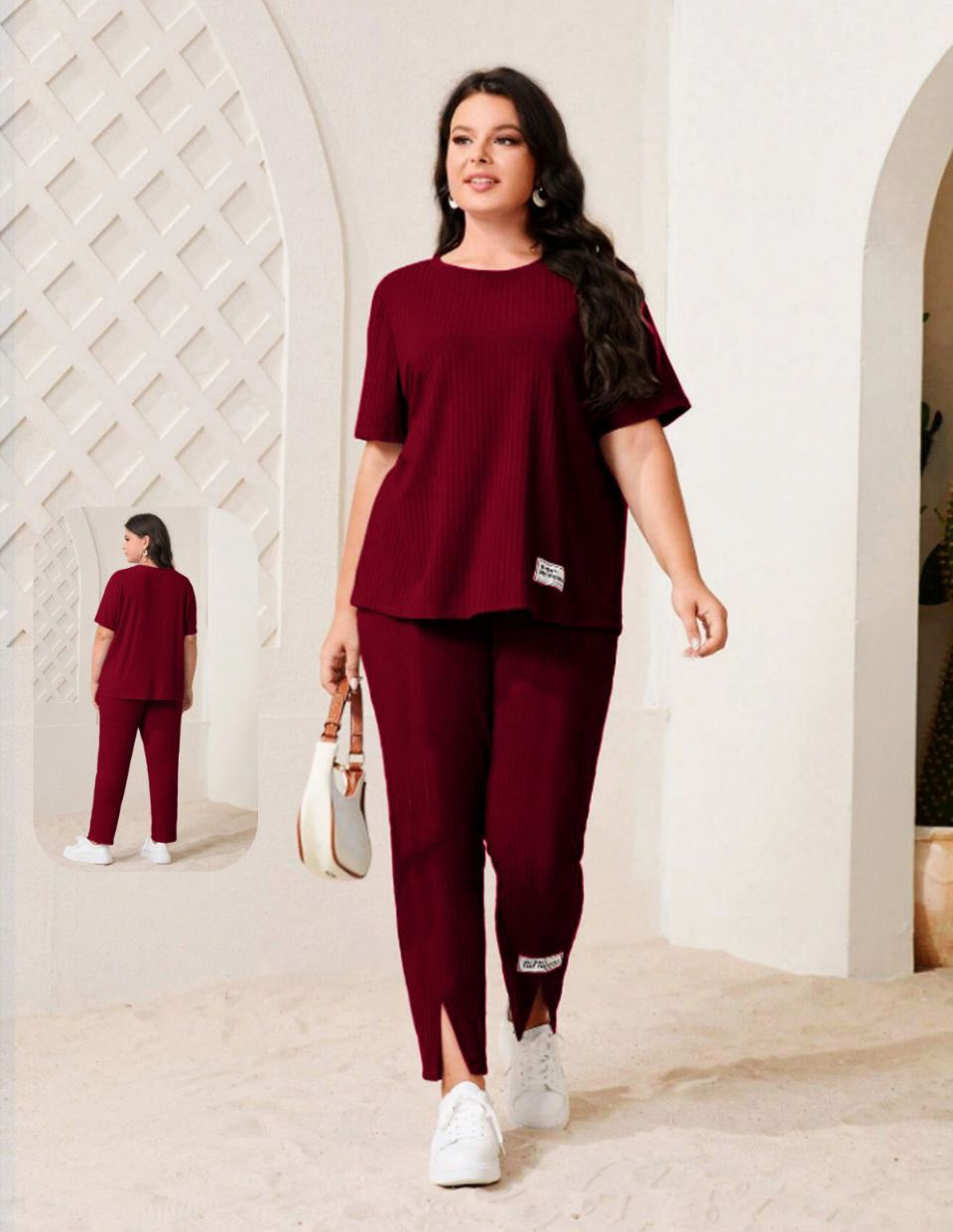 بيجامة بيج سايز – لوك كاجوال شيك وراحة طول اليوم ♥️🖤