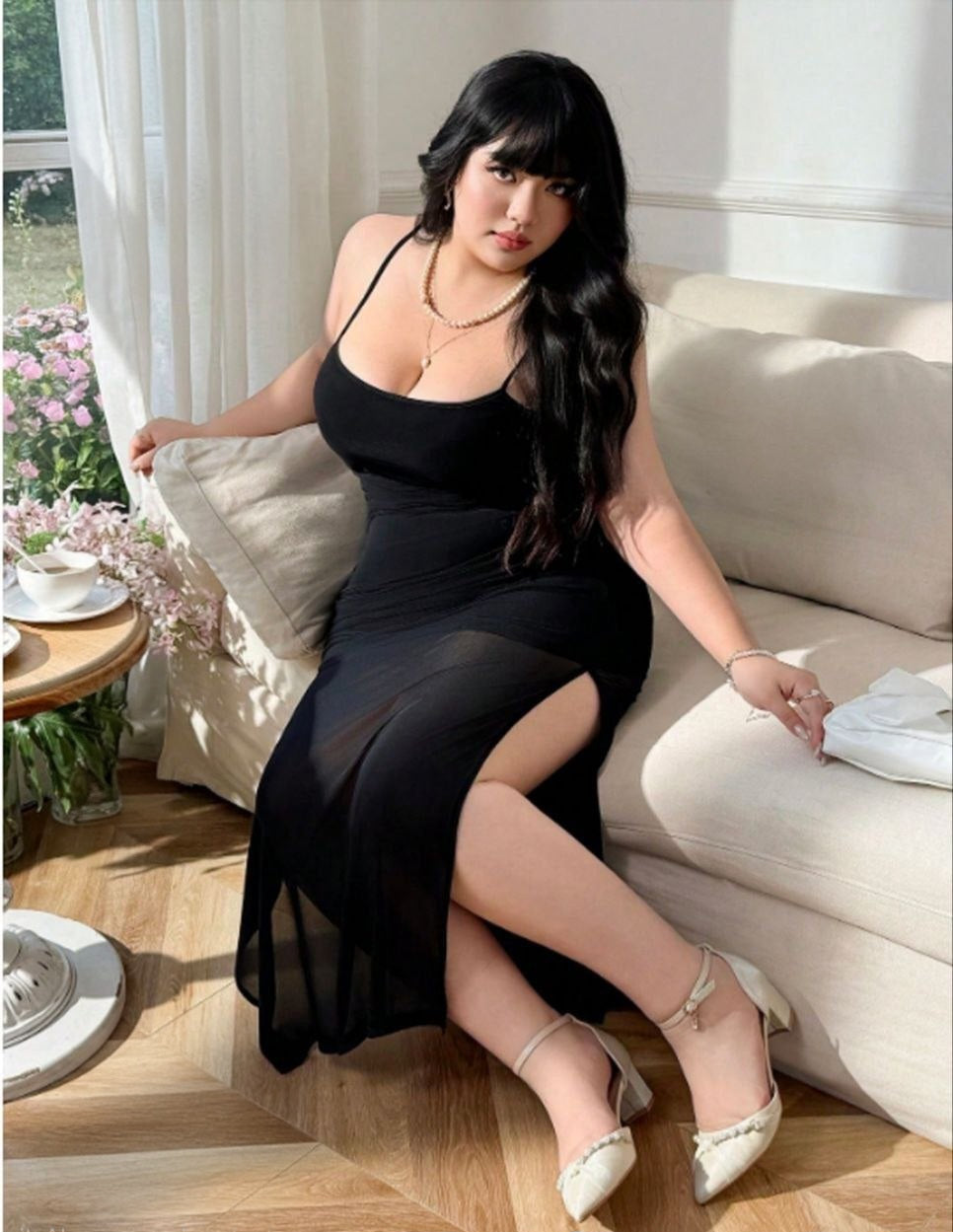 لانجيري بيج سايز – جاذبية وأناقة بلمسة جريئة 🖤✨️