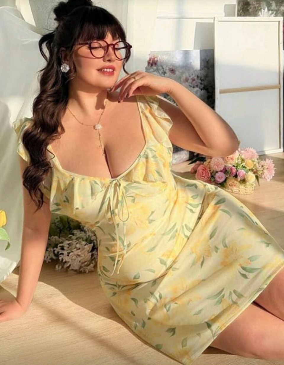 كاش قصير مطبوع بكشكشة🌼