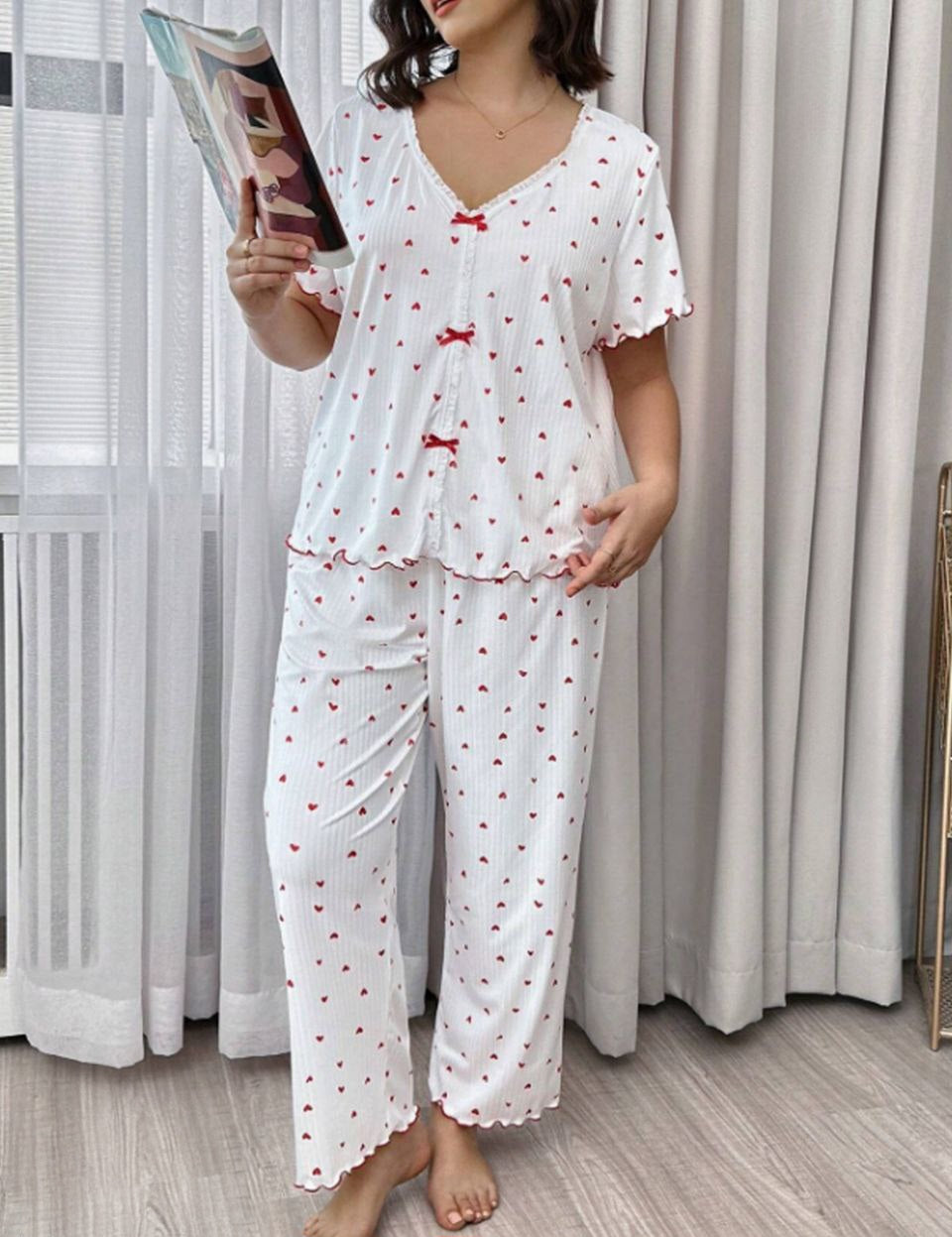 ❤️ بيجامة بيج سايز – دلع وأنوثة بسيطة 🥰