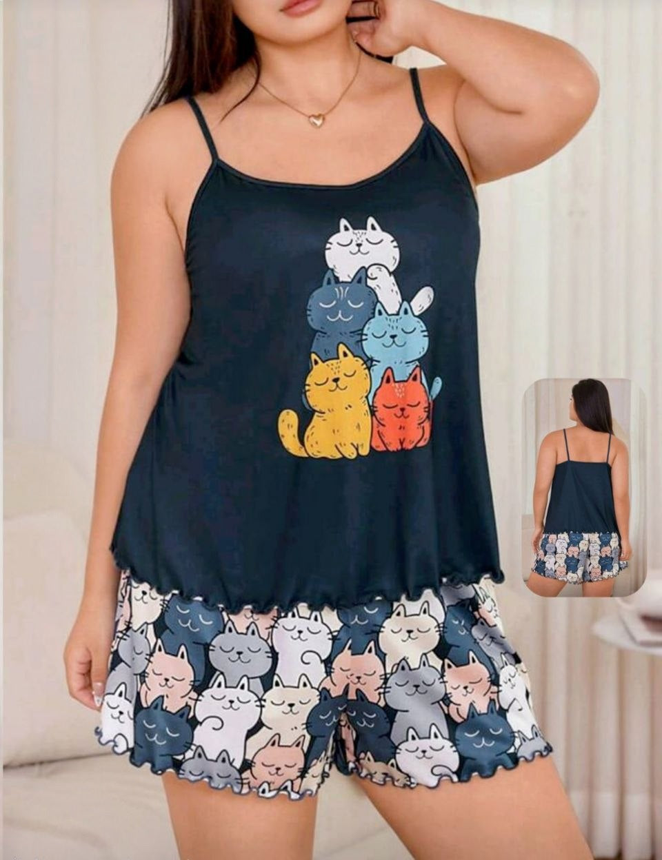 هوت شورت بيج سايز – كيوت ومرح بطابع مميز 🐱❤️