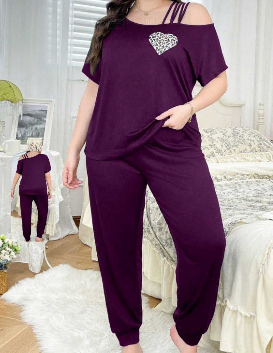 ❤️ بيجامة ستايل مختلف بيج سايز… مش أي لبس بيت