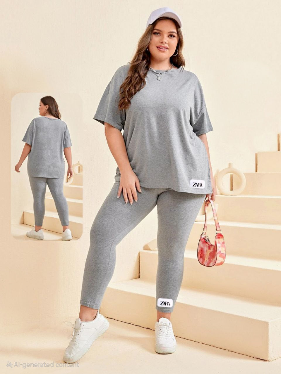 إيزابيلا – بيجامة بيج سايز قطن ليكرا مريحة