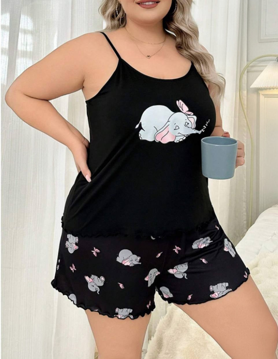 🖤 هوت شورت بيج سايز – خفيف ودلع الصيف 🥰