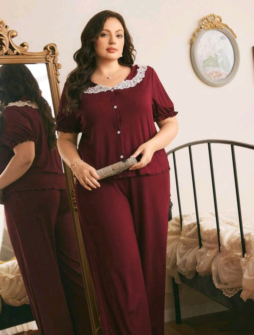 بيجامة بيج سايز – راحة ودلع بلمسة شيك ✨♥️