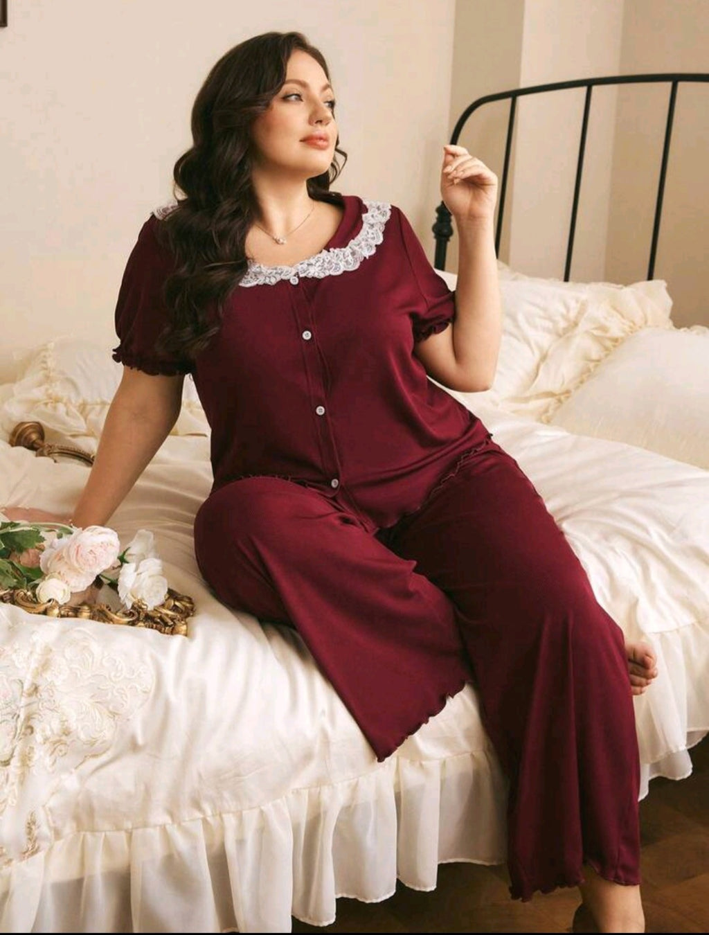 بيجامة بيج سايز – راحة ودلع بلمسة شيك ✨♥️