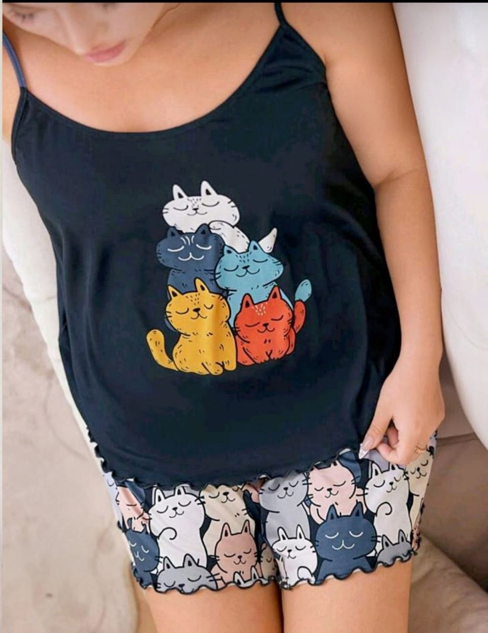 هوت شورت بيج سايز – كيوت ومرح بطابع مميز 🐱❤️