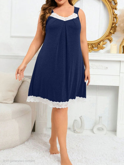 إيزابيلا – كاش بيج سايز قطن ليكرا مع دانتيل أبيض