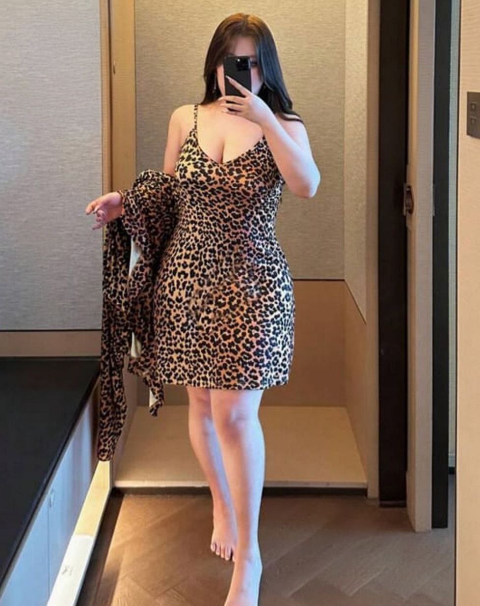 طقم لانجيري ليوبارد (قميص + روب)🐆