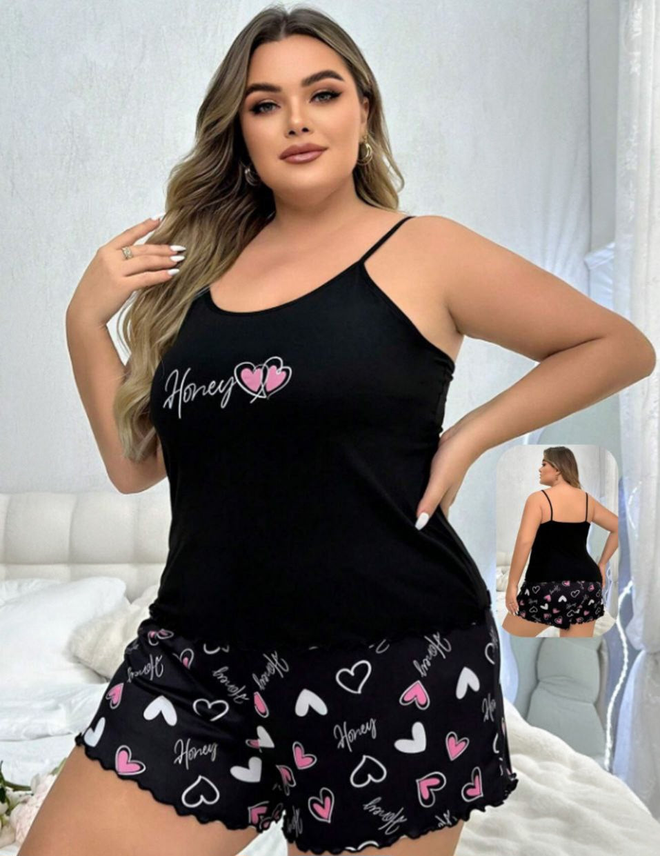 🖤 هوت شورت بيج سايز – دلع كيوت بلمسة جريئة 🩷