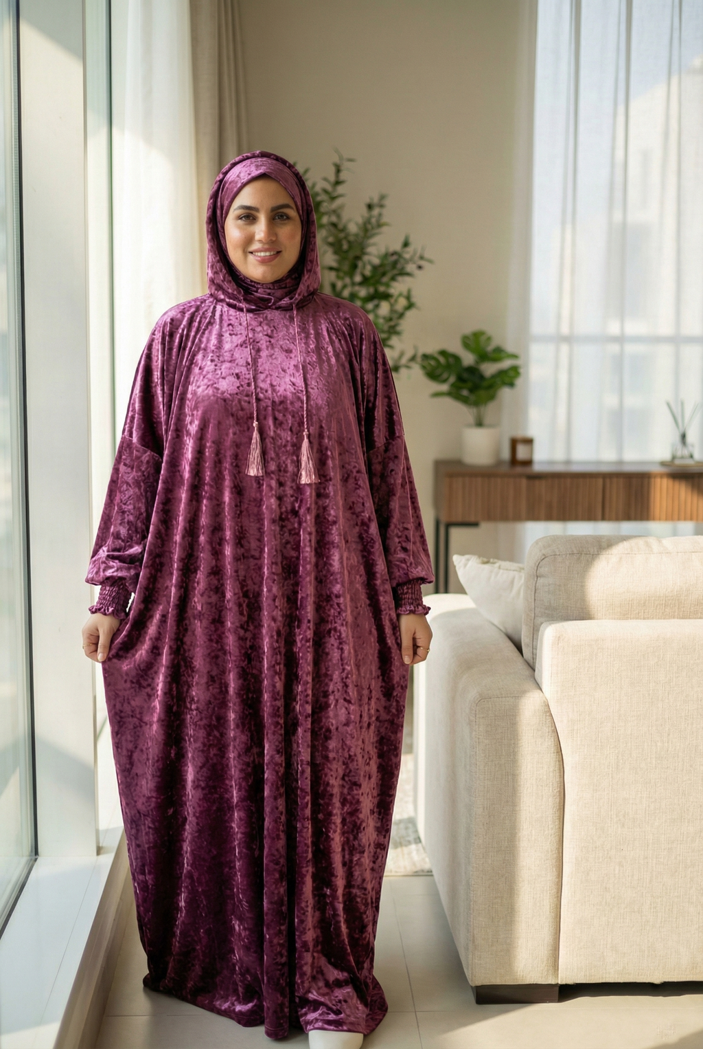 إيزابيلا - إسدال قطيفه بدلاية مكتب تبارك