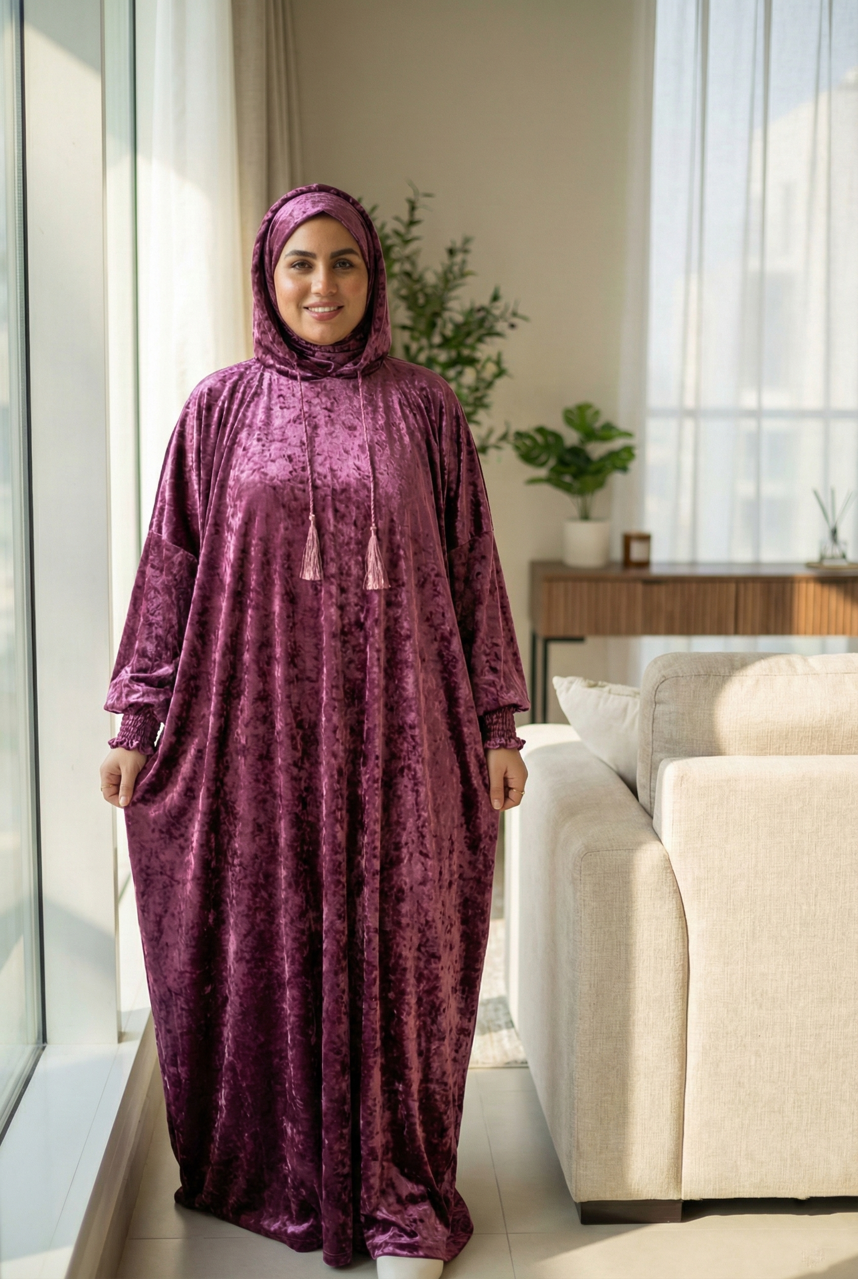 إيزابيلا - إسدال قطيفه بدلاية مكتب تبارك