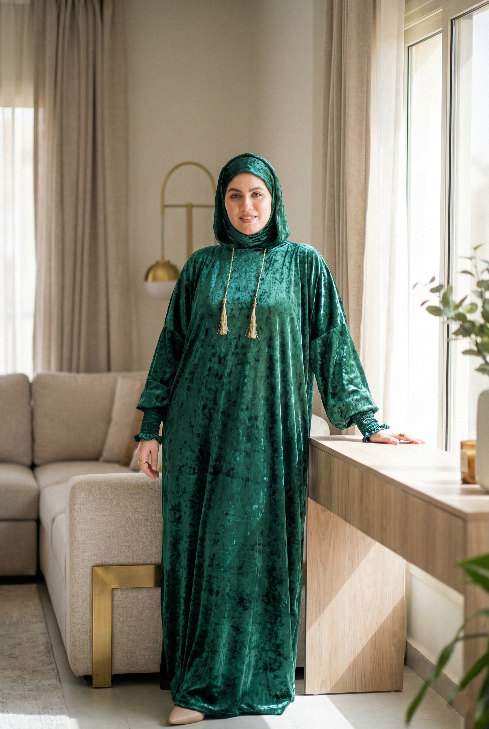 إيزابيلا - إسدال قطيفه بدلاية مكتب تبارك